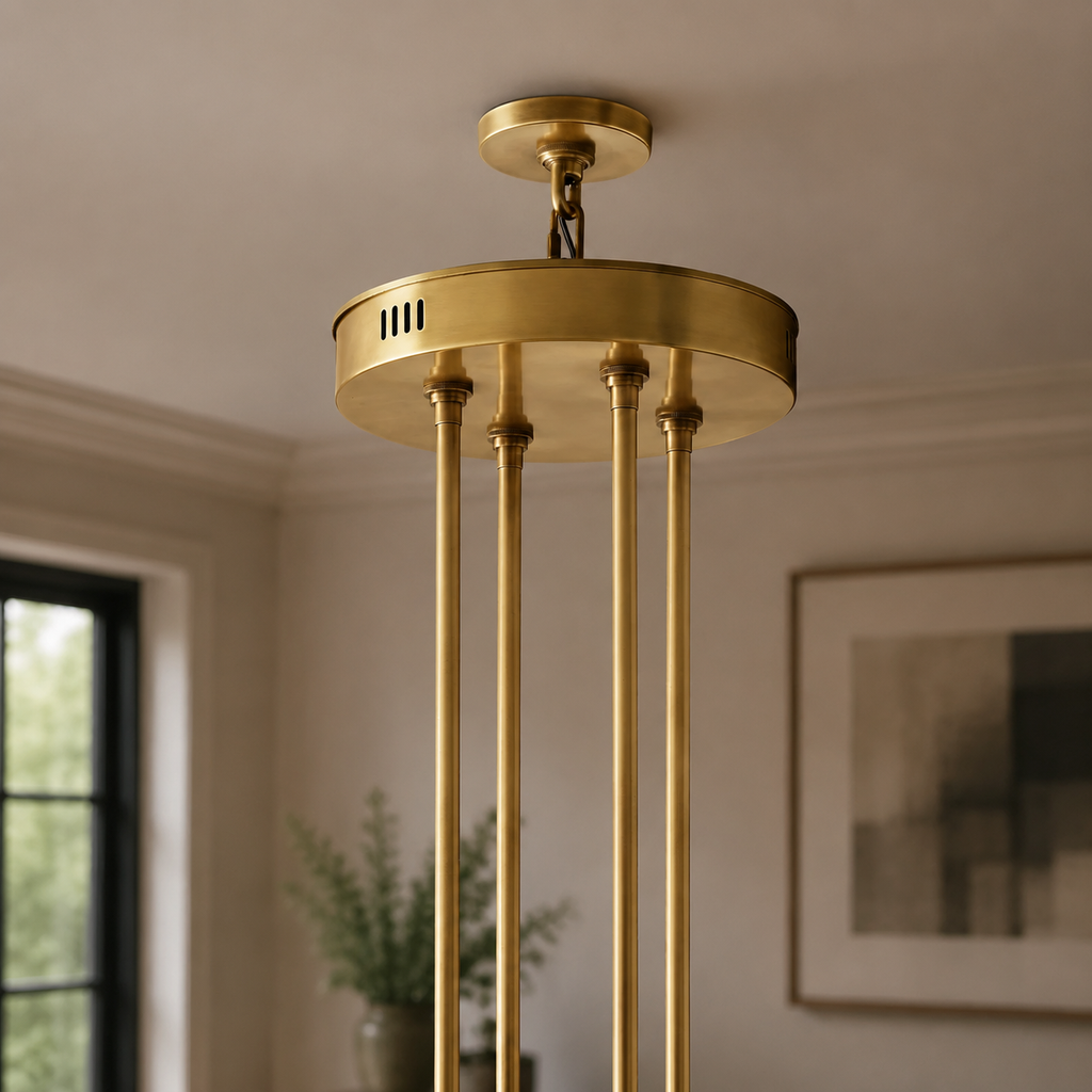 Arcuphoe Series Round Two-tierd Wagon Wheel Chandelier