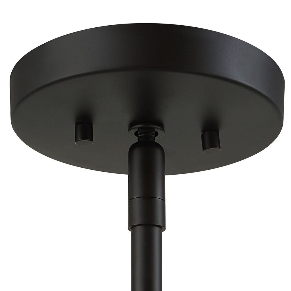 Saugus Black Antique Brass Mini Pendant Light