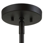 Saugus Black Antique Brass Mini Pendant Light