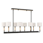 Modern Franconia 8 Light Linear Pendant Fixture