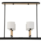 Modern Franconia 8 Light Linear Pendant Fixture