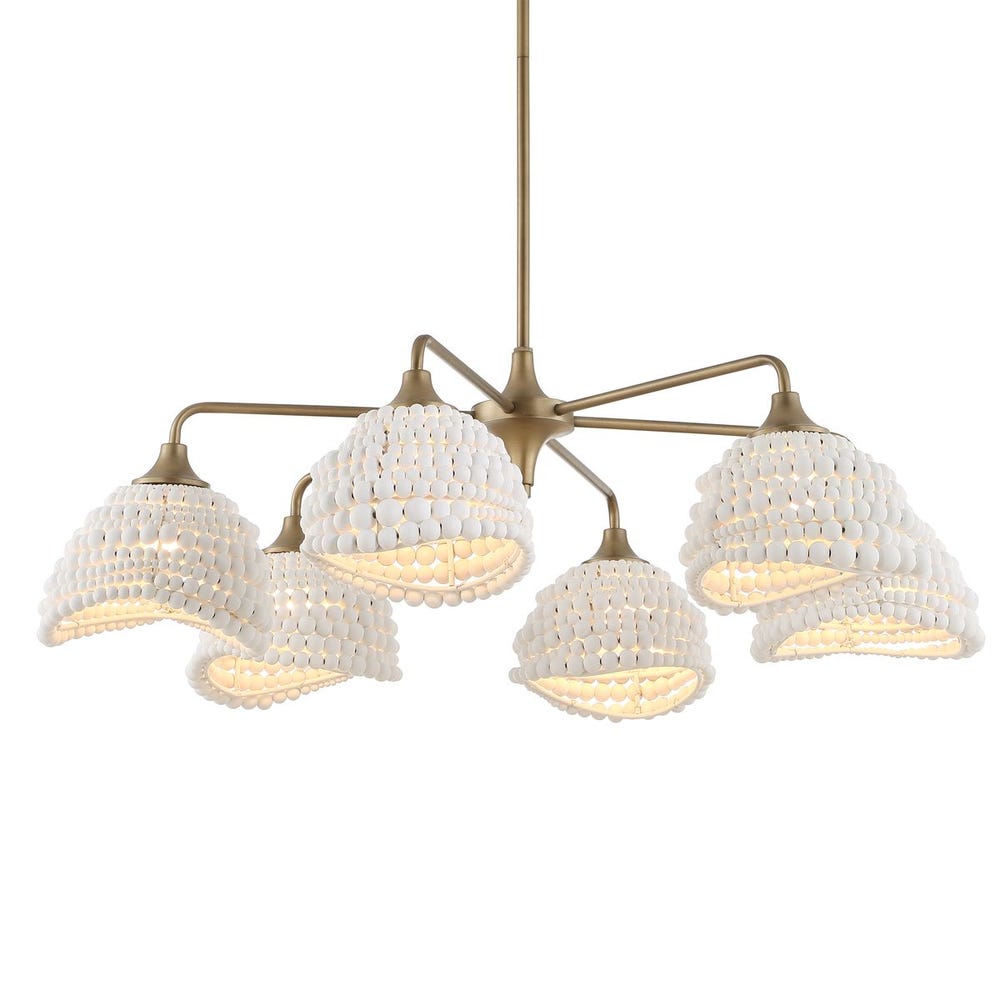 Aurelion Biddeford 6 Light Beaded Pendant