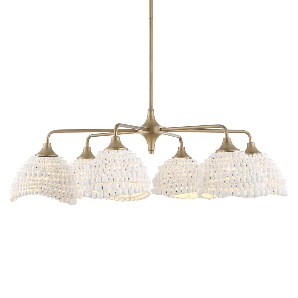 Aurelion Biddeford 6 Light Beaded Pendant