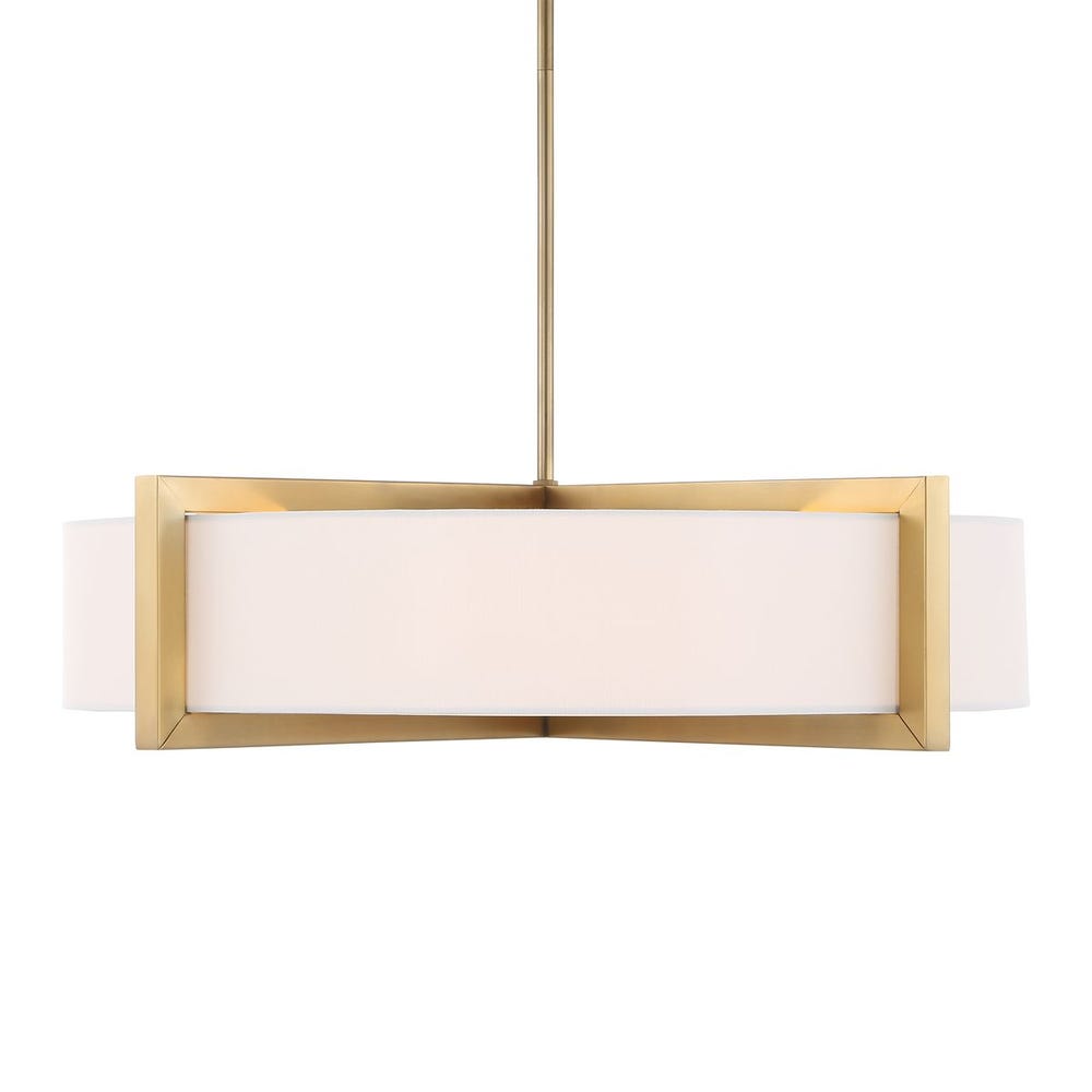 Aurelion Cresson 4 Light Linen Pendant