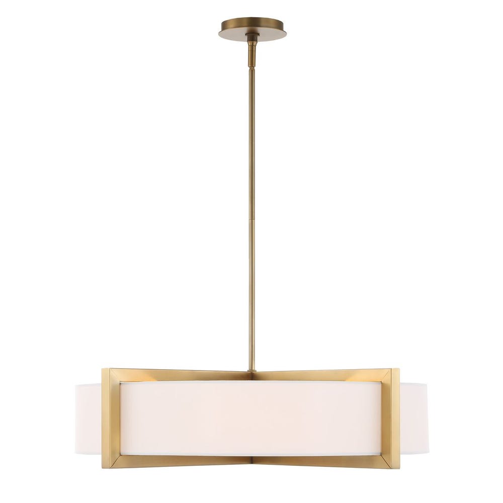 Aurelion Cresson 4 Light Linen Pendant
