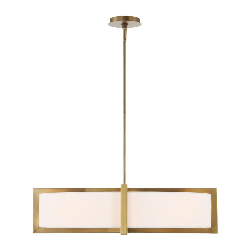 Aurelion Cresson 4 Light Linen Pendant