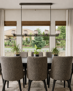 Demored Double Linear Chandelier