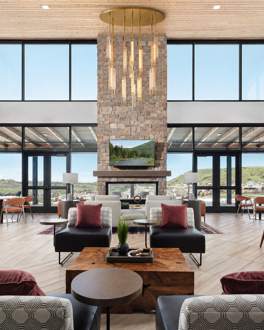 Audocon Crystal Round Chandelier