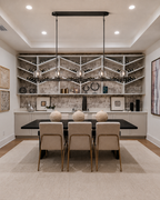 Demored Linear Chandelier