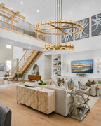 Arcuphoe Series Round Two-tierd Wagon Wheel Chandelier