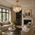 1920s Diomond Round Chandelier