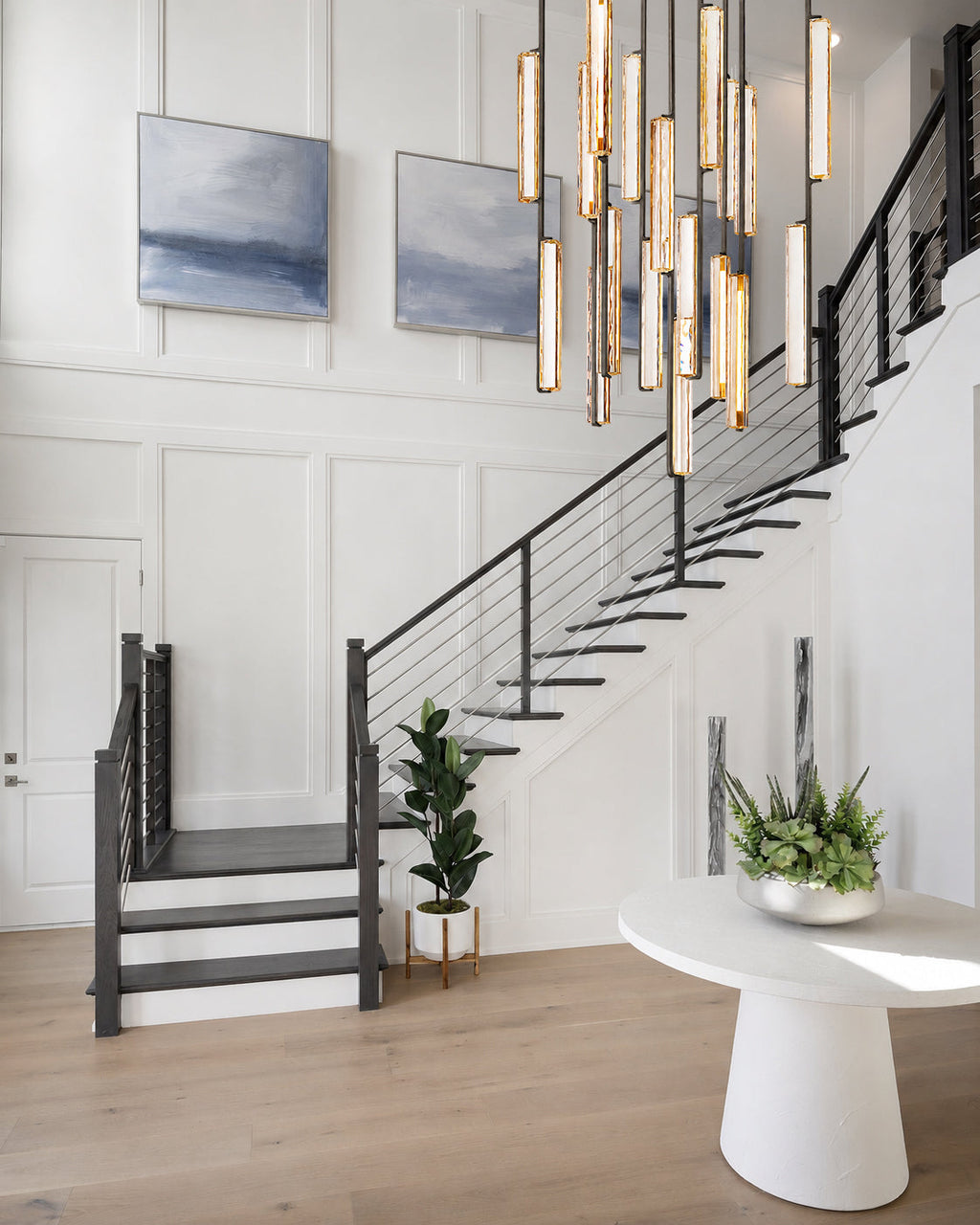 Audocon Crystal Round Chandelier