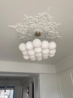 Lunar Alabaster Spherical Chandelier
