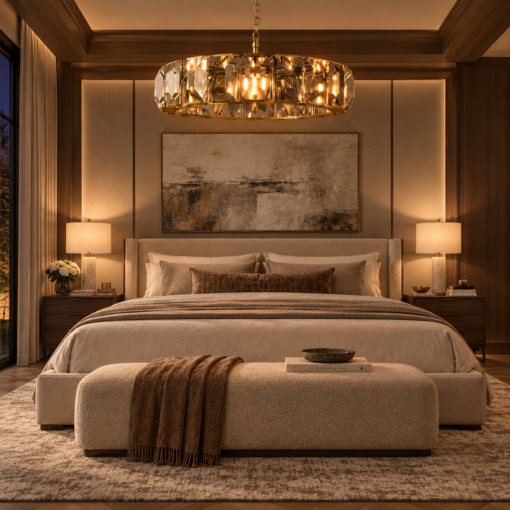 Hadilor Crystal Round Chandelier