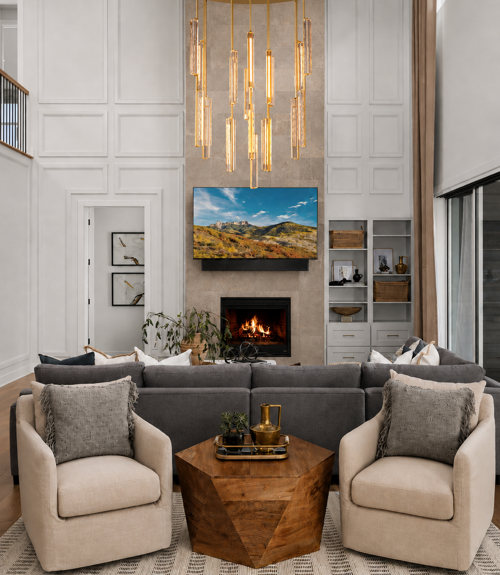 Audocon Crystal Round Chandelier