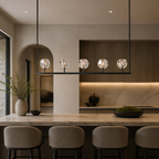 Beyle di Cristal Glass Linear Chandelier