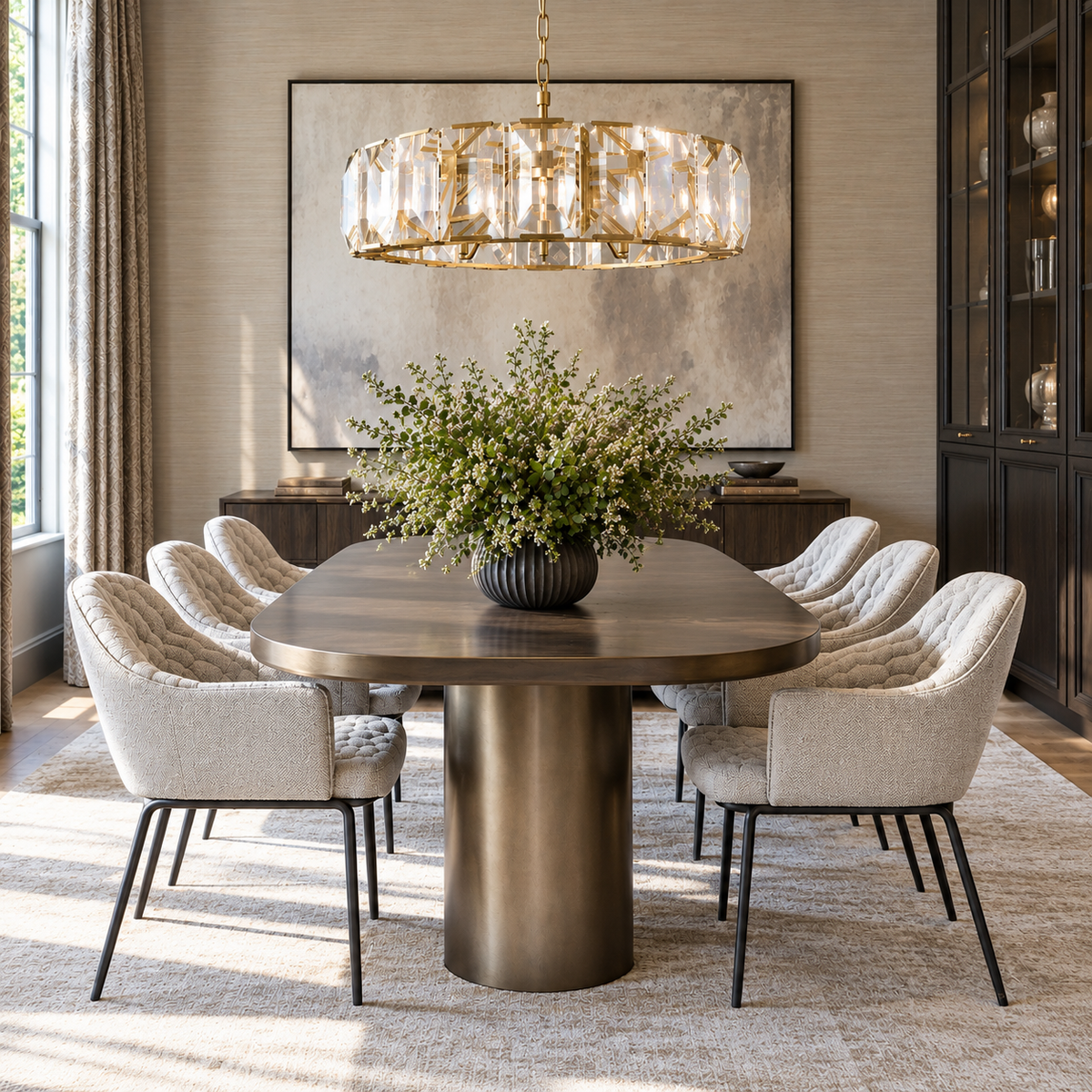 Hadilor Crystal Round Chandelier