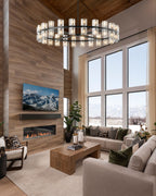 Arcuphoe Led Round Chandelier