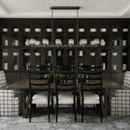 Demored Double Linear Chandelier