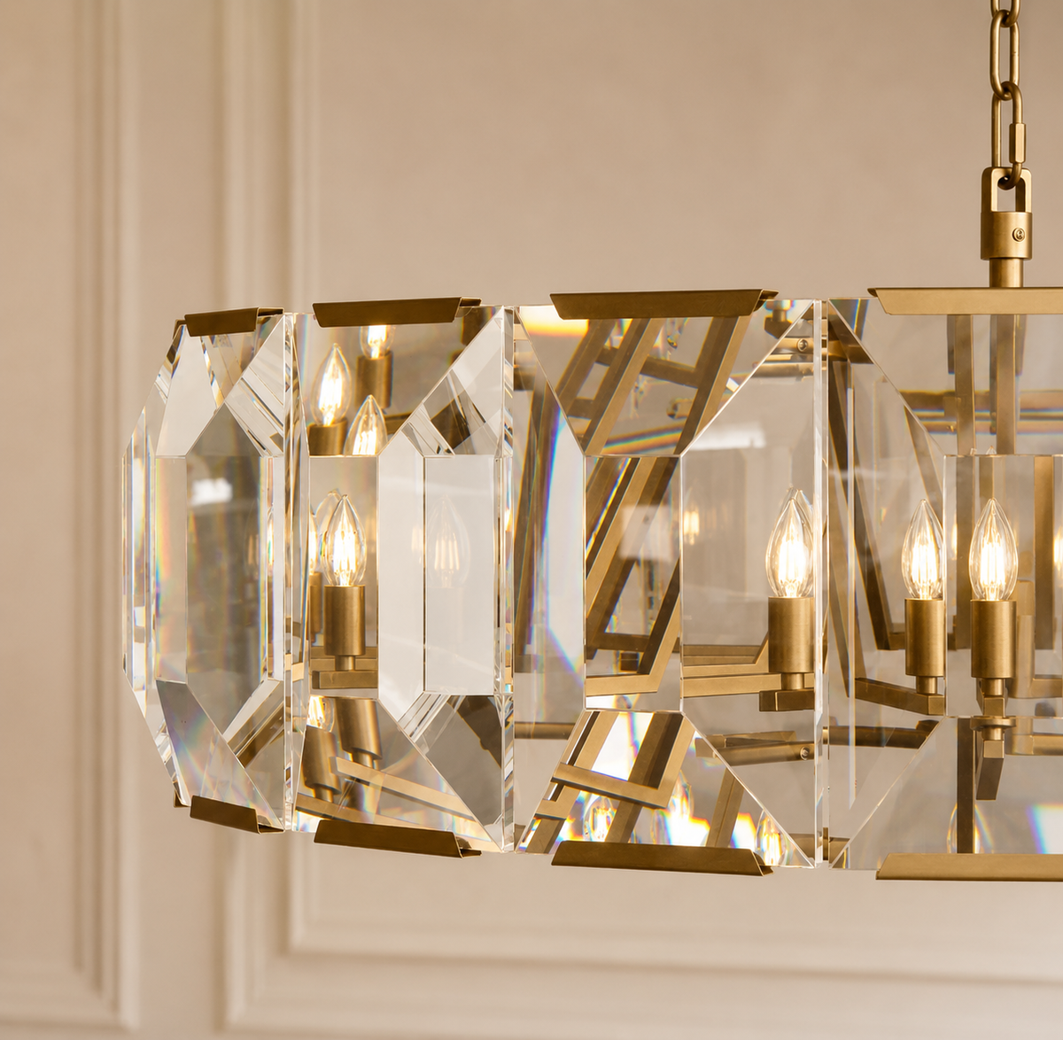 Hadilor Crystal Round Chandelier