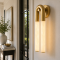 Alabaster Sconce with U shape