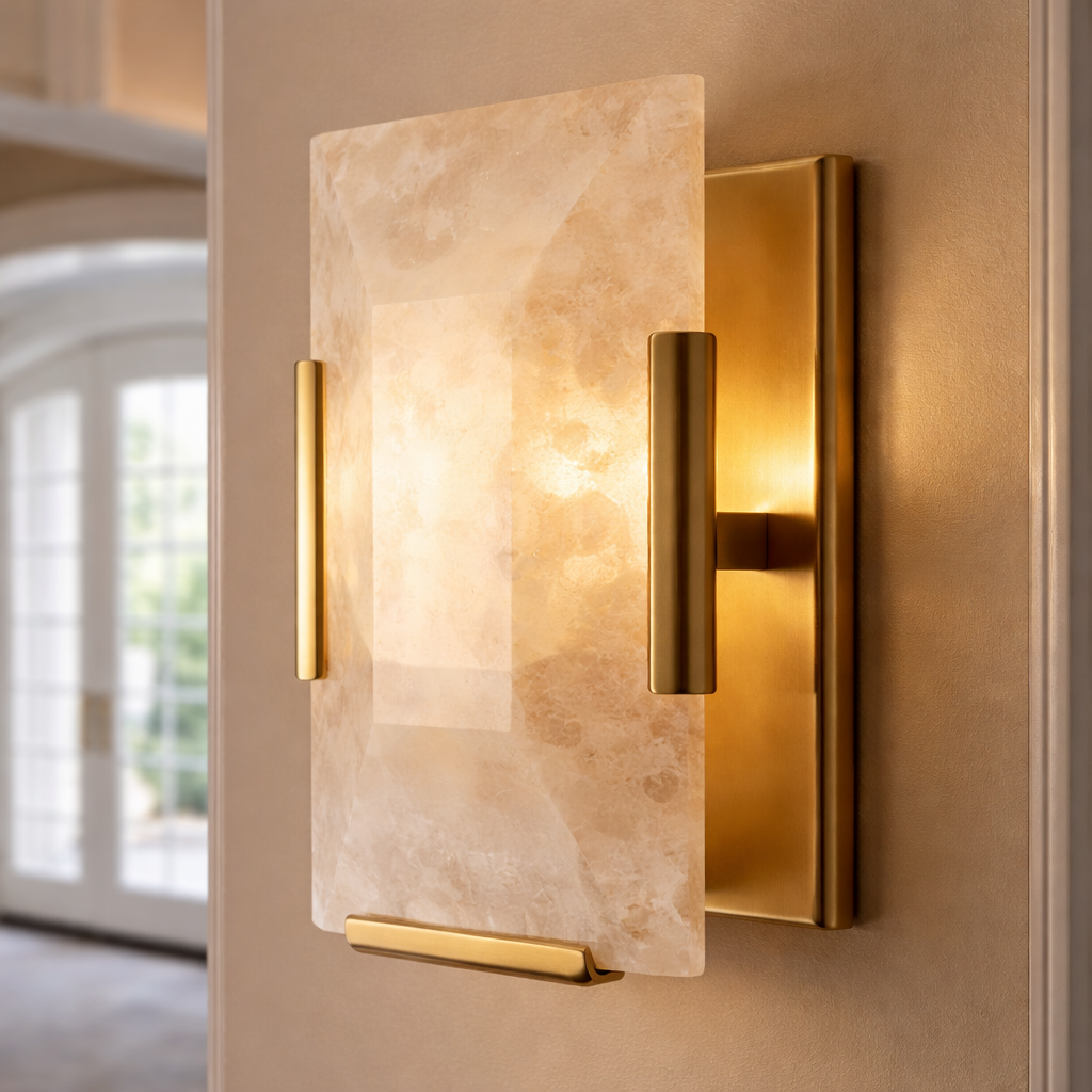 Hadilor Calcite Sconce