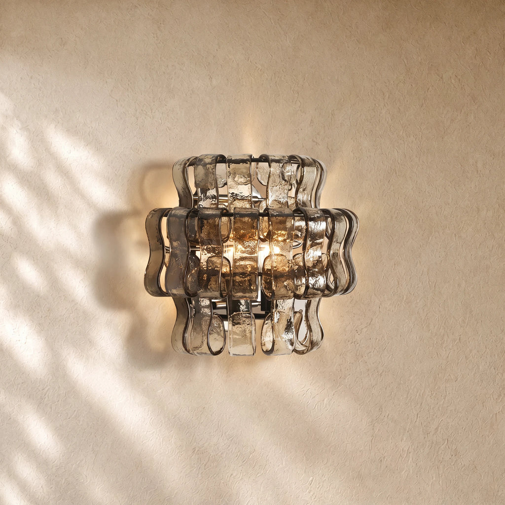 Ghiacci Glass Wall Sconce
