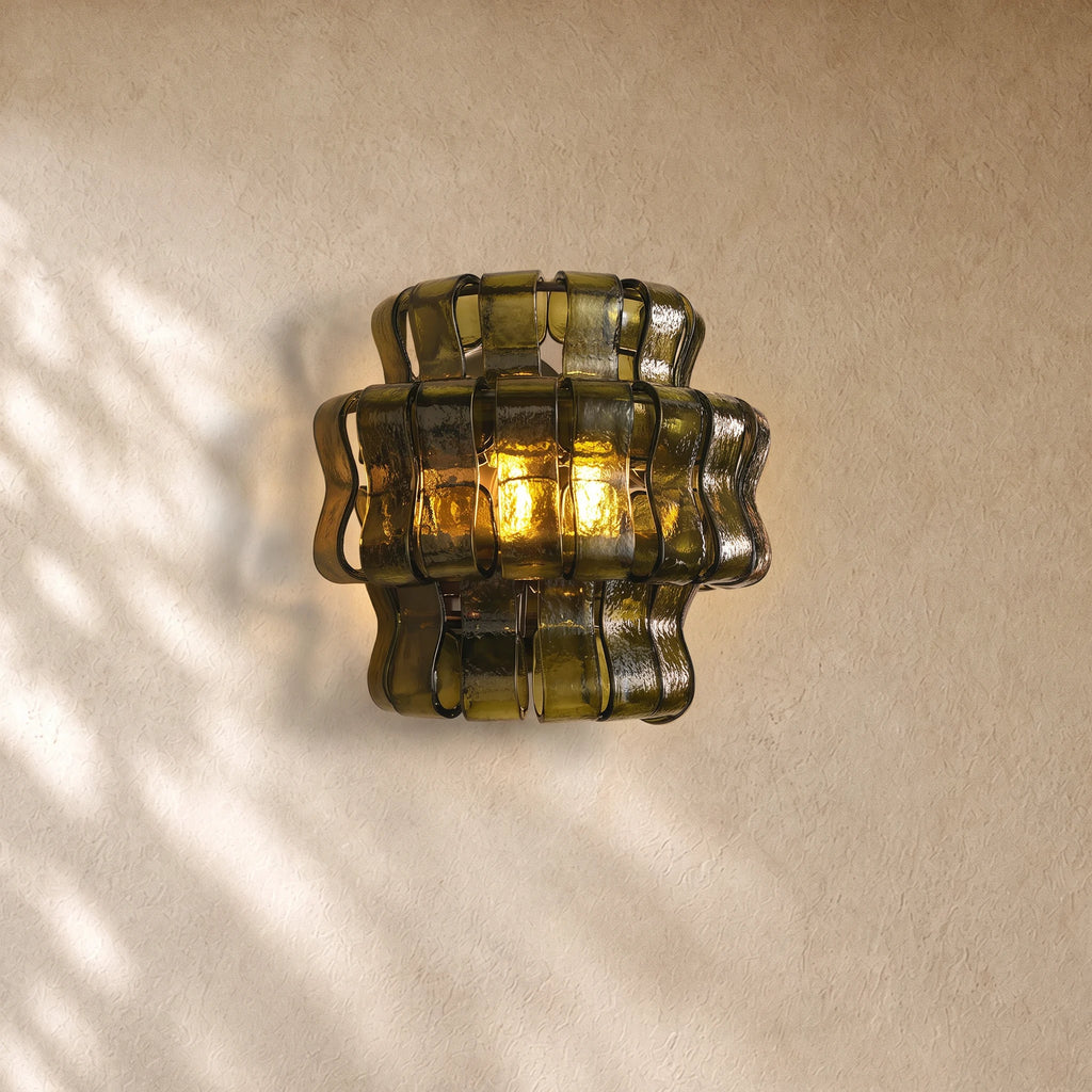 Ghiacci Glass Wall Sconce