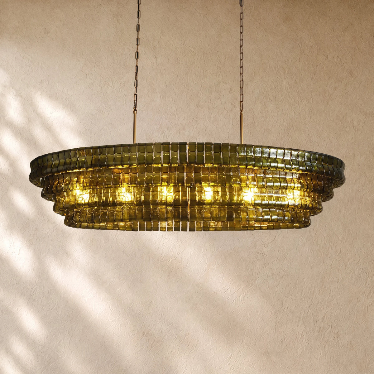 Ghiacci Oval Chandelier