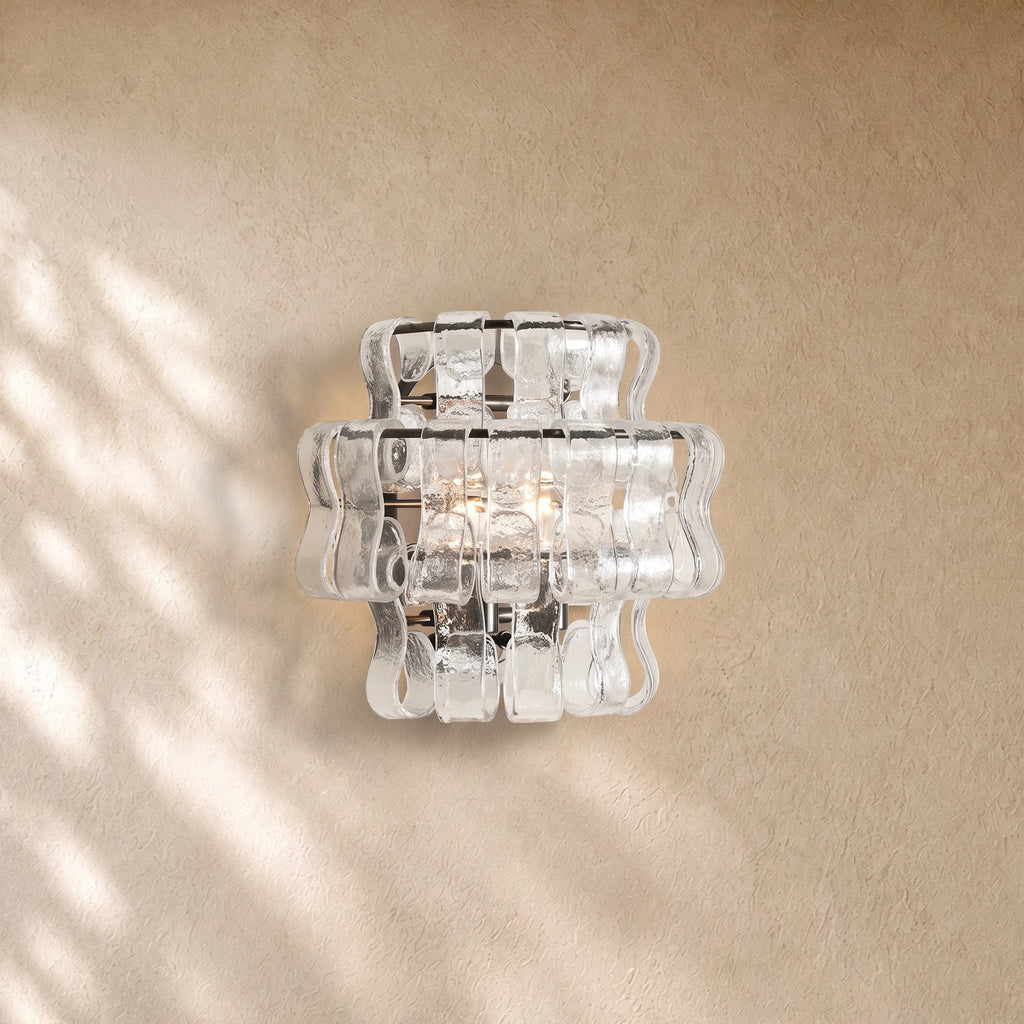 Ghiacci Glass Wall Sconce