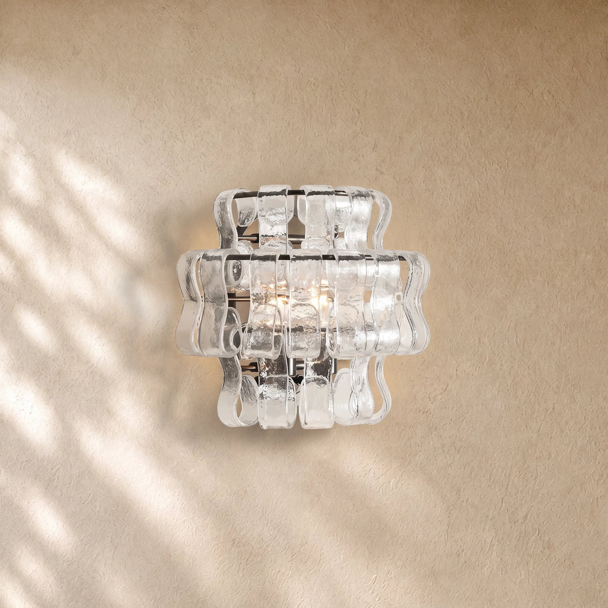 Ghiacci Glass Wall Sconce