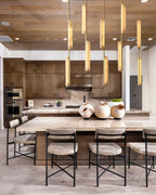 Audocon Alabaster Linear Chandelier