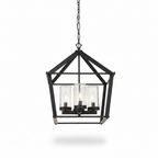 Evanston 4-Light Indoor Outdoor Lantern Pendant