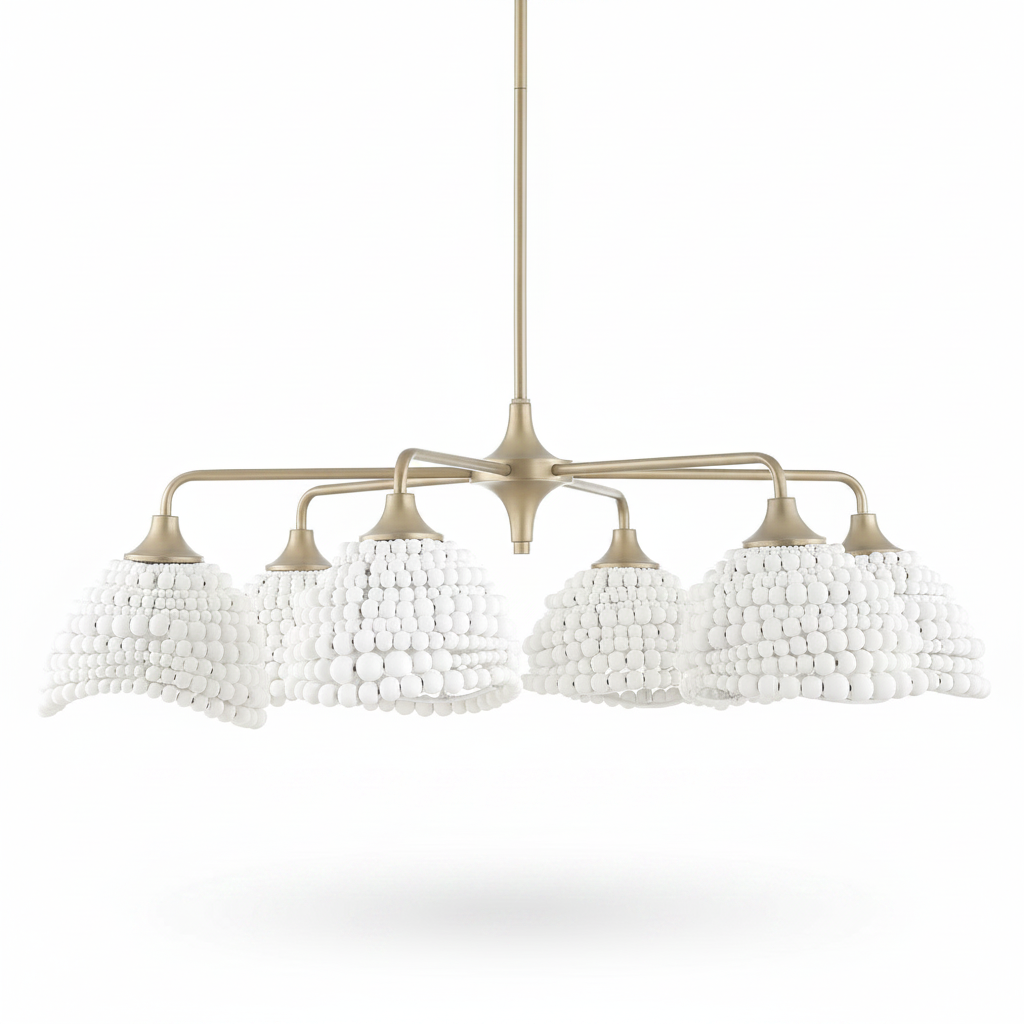Aurelion Biddeford 6 Light Beaded Pendant