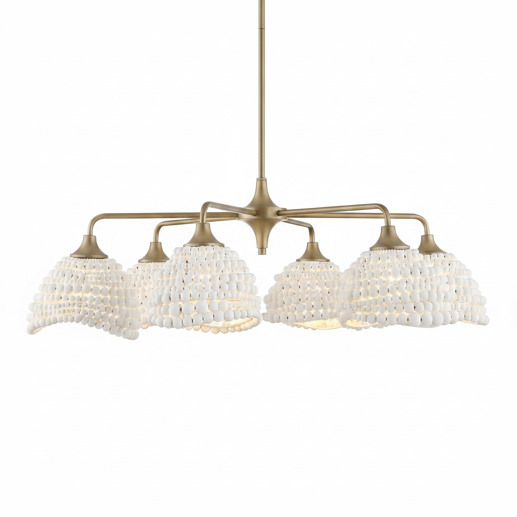 Aurelion Biddeford 6 Light Beaded Pendant