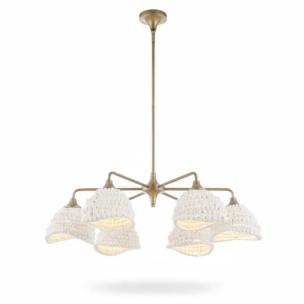 Aurelion Biddeford 6 Light Beaded Pendant