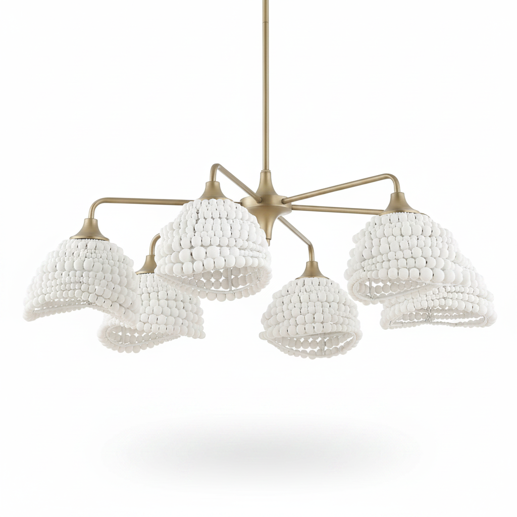 Aurelion Biddeford 6 Light Beaded Pendant