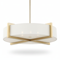 Aurelion Cresson 4 Light Linen Pendant