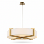 Aurelion Cresson 4 Light Linen Pendant