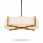 Aurelion Cresson 4 Light Linen Pendant