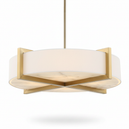 Aurelion Cresson 4 Light Linen Pendant