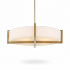 Aurelion Cresson 4 Light Linen Pendant